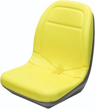 Yellow Universal Seat  Fits John Deere Case Toro etc - Similar to Milsco XB200 picture
