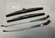 Fits 1947-1953 Chevrolet Truck Wiper Arms & Blades 4pc set   picture