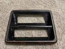 DASH CENTER RADIO HEATER CONTROL BEZEL WOODGRAIN 1987-1991 FORD F150 F250 BRONCO picture
