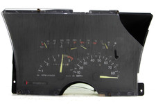 GMC Chevy Suburban instrument cluster tach speedometer gauges 92-94 260k gas QPM picture