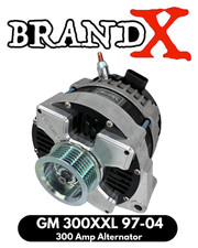 300XXL Large Case GM 300 Amp High output XXL Brand X Alternator fits Chevy/Cadi picture