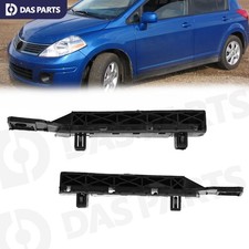 For Nissan Versa 2007-12 Bumper Bracket Retainer Front 2PC Plastic Hold Mount picture