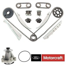 Fit 99-04 Ford Mustang 4.6L Timing Chain Kit Motorcraft Water Pump Set picture