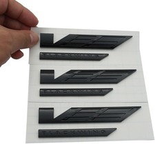 3Pcs V-Blackwing Emblems 3D Badge Nameplate Sticker 20-25 V-Series Black picture