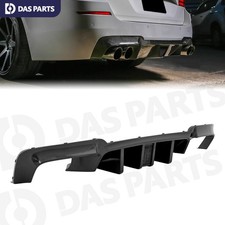Rear Bumper Diffuser W/LED Light Carbon Look For 2010-2016 BMW F10 M5 528i 530i picture