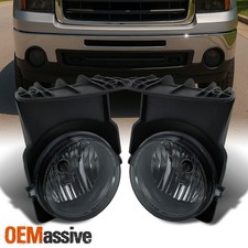 Fit 2003-2006 Sierra 1500 2500 3500 HD Pickup Smoked Fog Lights w/Switch+Bulbs picture