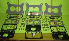 For BARRY GRANT DEMON SIX SHOOTER REBUILD KITS  ALL 3 CARBS  PARTS BLACK  GASK picture