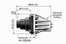 GM OEM 22-23 Hummer EV Pickup Electrical Battery-Fuse High Voltage HV Pyro Fuse. picture