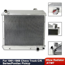 For Chevy Truck C/K Series Pontiac Pickup AT/MT 1961-66 3 Row Aluminum Radiator picture