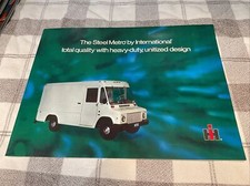 International Harvester Steel Metro Van Vintage Car Sales Brochure Folder picture