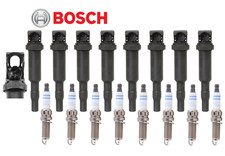 Bosch OEM Ignition Coil & Spark Plug Double Platinum (8set) for BMW V8 5 7 X5 X6 picture