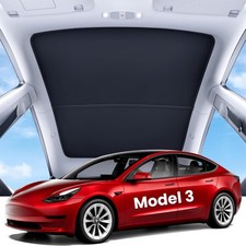 2Pack REEVAA 2025 Upgraded Tesla Model Y Sunshade Roof [No Gaps No-Sagging] Gray picture