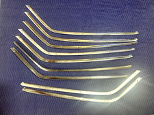 Nine 1962-1964 Impala 2 Dr. Hardtop Roof Drip,  interior window top Moldings picture