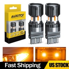 2/4X 3157 LED Turn Signal Light Bulb Amber Yellow 300% Brighter Super Bright picture