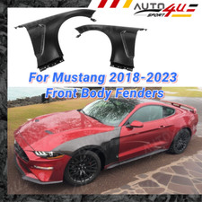For 2018-23 Ford Mustang Ecoboost GT350 Style Pair Front Side Fenders w/Vent 2Pc picture