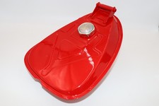 Honda CT110 Fuel Tank Refurbuished w/ Epoxy Lining MONZA RED 1982-1986 picture