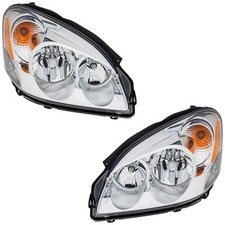 L/R Headlight For Buick Lucerne 2006-11 Halogen w/ Bulbs CAPA White Turn Signal picture