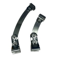 Pair Stainless Steel Fulton Sun Visor Center Support Brackets picture