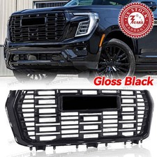 For 2025-2026 GMC Yukon Denali Front Bumper Grille Grill Gloss Black 84977529 picture