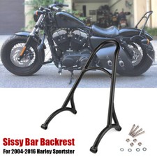 Burly Short Sissy Bar Backrest For Harley Sportster XL Iron 883 1200 2004-2016 picture