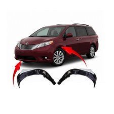 2015-2017 Toyota Sienna Set of 2 Fender Liners TO1248203 TO1249203 5380608030 picture