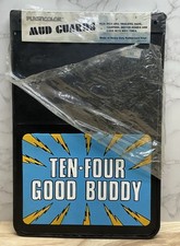 NOS Vintage 70s Plasticolor Truck Mud Guards Flaps TEN-FOUR GOOD BUDDY, 18
