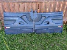 1992-1996 Ford F150 F250 350 Bronco Xlt Door Panels Set Blue OEM  picture