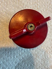 Cessna Fuel Cap C156003-0101 Used Red Aircraft Vented Gas Cap picture