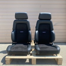 RECARO EXPERT STYLE SEATS VINYL LEATHER UNIVERSAL RECLINABLE NEW SET picture