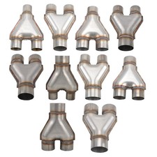 Exhaust Adapter Connector Y-Pipe 2/2.5/2.75/3