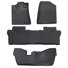 Floor Mats Liner for Honda Pilot 8 Passenger 2016-2022 All-Weather Floor Liners picture