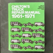 Chilton's Truck Repair Manual, 1961-1971 Hardcover Book 1974 #6198 picture