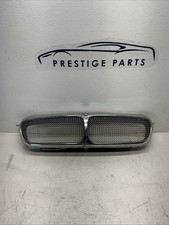 2004 Jaguar XJR OEM Upper Front Exterior Grille White Chrome 2W93-8A100-A 05-07 picture