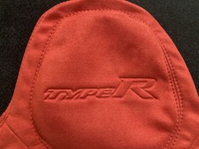Hyper Suede Front Seat Covers (RED) for 2023-2026 Civic Type R FL5 picture