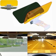 2 in 1 HD Day/Night Anti Glare Visor Car Clip On Car Safety Shade Universal picture