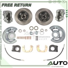 Front disc brake conversion v-8 4 piston For Ford Mustang 1964-67 64674pistonwk picture