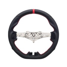 REVESOL 3D Red Ring Leather  Steering Wheel for 11-17 JEEP WRANGLER JK RUBICON picture