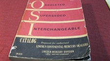 Original 1955-65 Lincoln, Mercury O.S.I. catalog, Obsolete, Superseeded, Interch picture