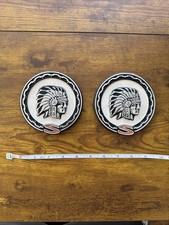 Vintage 1970’s/1980’s Jeep Cherokee Chief S Emblem C Pillar Or Fender - 2 Pieces picture