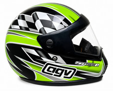 AGV SN66R Full Face Motorcycle Helmet Size Small 6-7/8 55cm DOT Like New picture