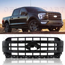 2021 2022 2023 Ford F150 Lariat Sport Front Upper Grille Gloss Black ML348200FA picture