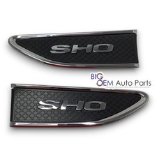 New OEM 2013-2019 Ford Taurus SHO front Driver Passenger fender Vent Emblem Set picture