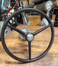 Vintage DUOTROL Steering Wheel 15” diameter for Boat w/ Spool NICE picture