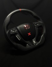 Honda Accord 8th Gen Coupe 2008-12 Odyssey 2011-17 Carbon Fiber Steering Wheel picture