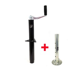 5,000 lbs Top wind A-frame Trailer Jack w/ Zinc Adjustable Drop Leg picture