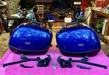 Triumph Sprint 955i St  Rs Panniers And Rack Oem Blue Luggage picture