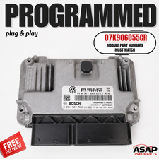 2012 VW Volkswagen Passat 2.5L Engine Computer ECM ECU 07K906055CR . picture