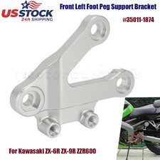 Front Left Foot Peg Support Bracket 35011-1874 For Kawasaki ZX-6R ZX-9R ZZR600 picture