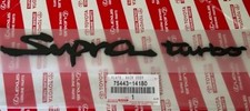 OEM Toyota Supra 1993-1998 Rear Trunk  Nameplate “SUPRA TURBO” 75443-14180 picture