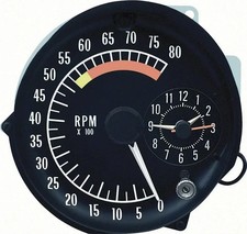 Tachometer & Clock Assembly AMD Fits 1973-1975 Pontiac Firebird K-5658075 picture